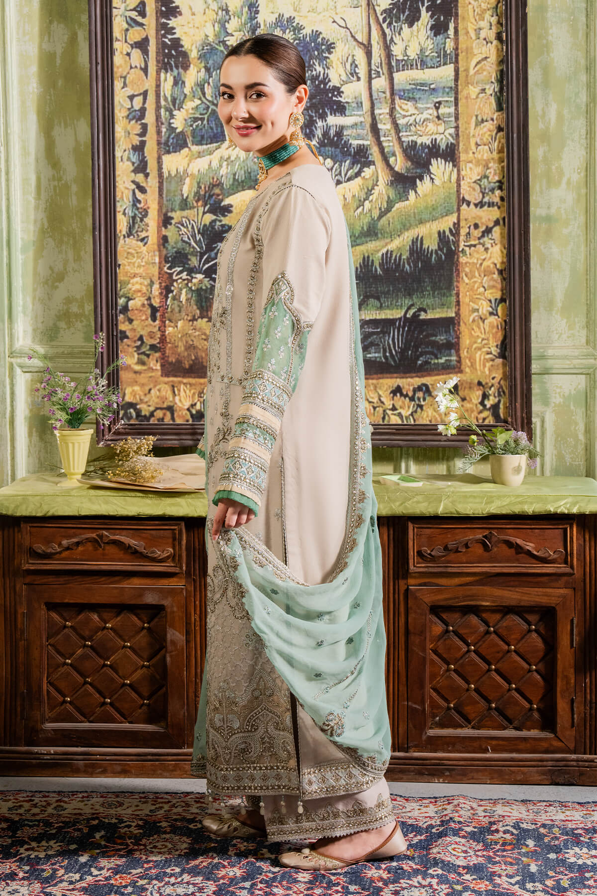 Naina By Imrozia Embroidered  Chiffon 3pcs