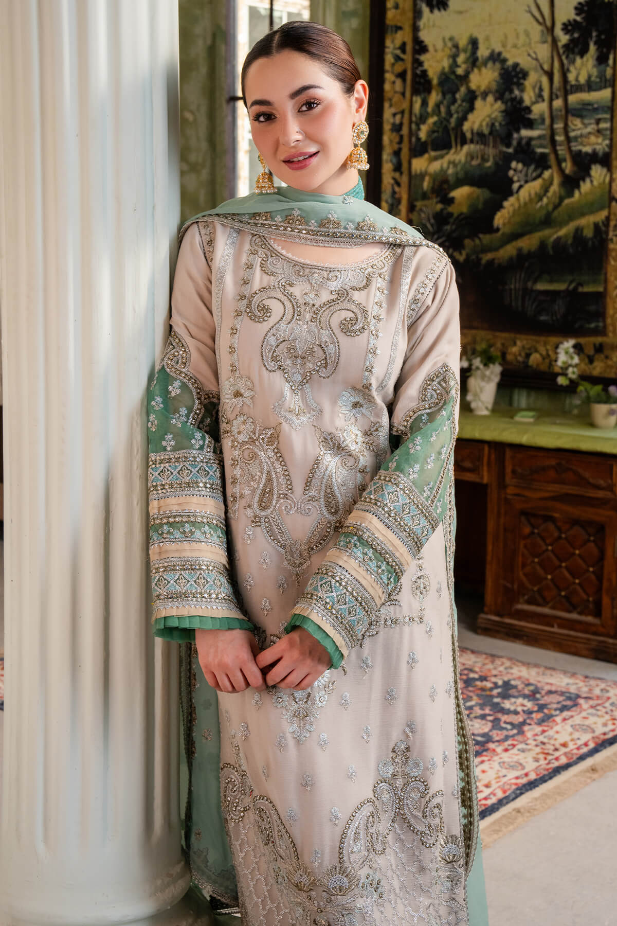 Naina By Imrozia Embroidered  Chiffon 3pcs