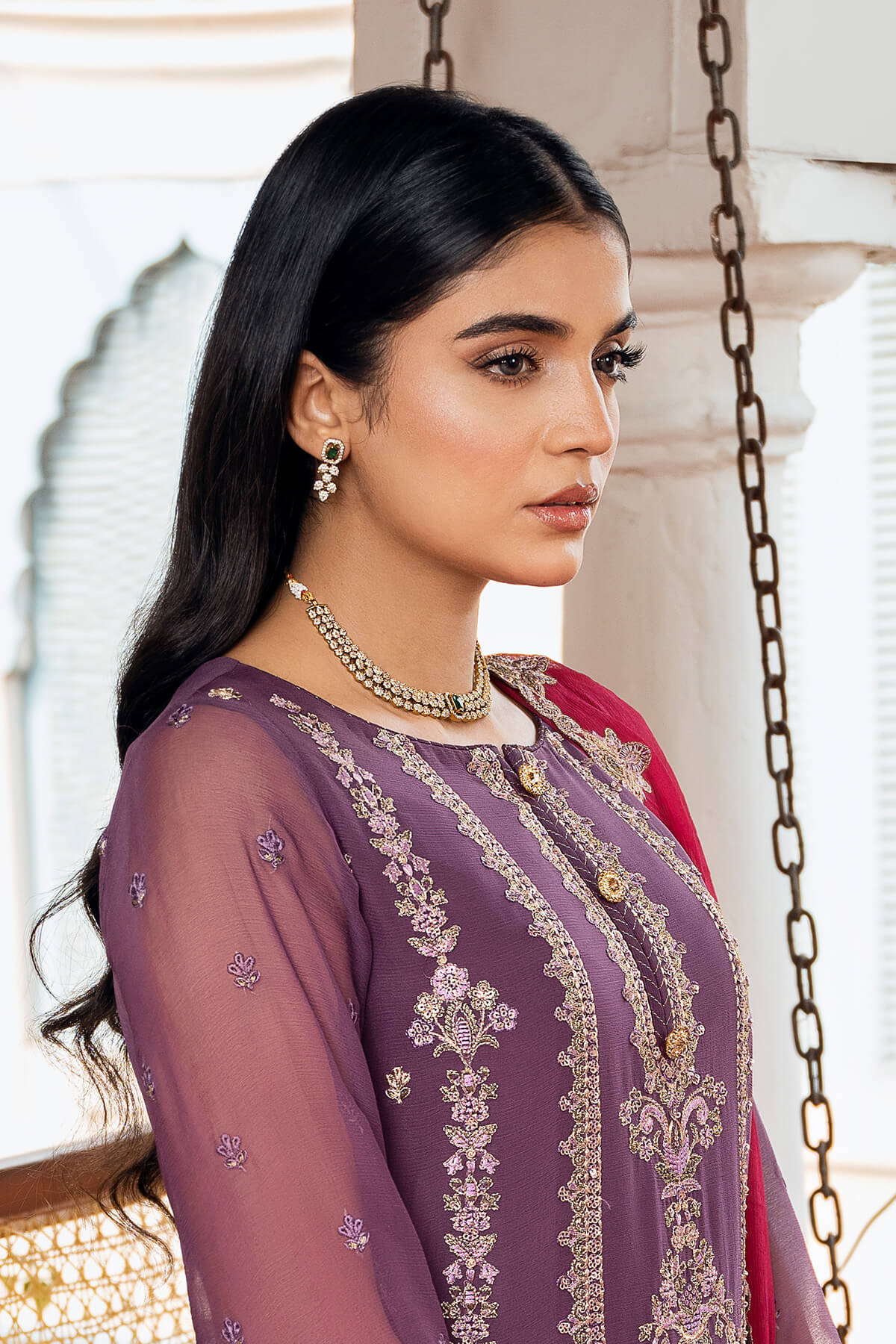 Sitarah By Serene Embroidered Luxury Chiffon Unstitched 3pcs