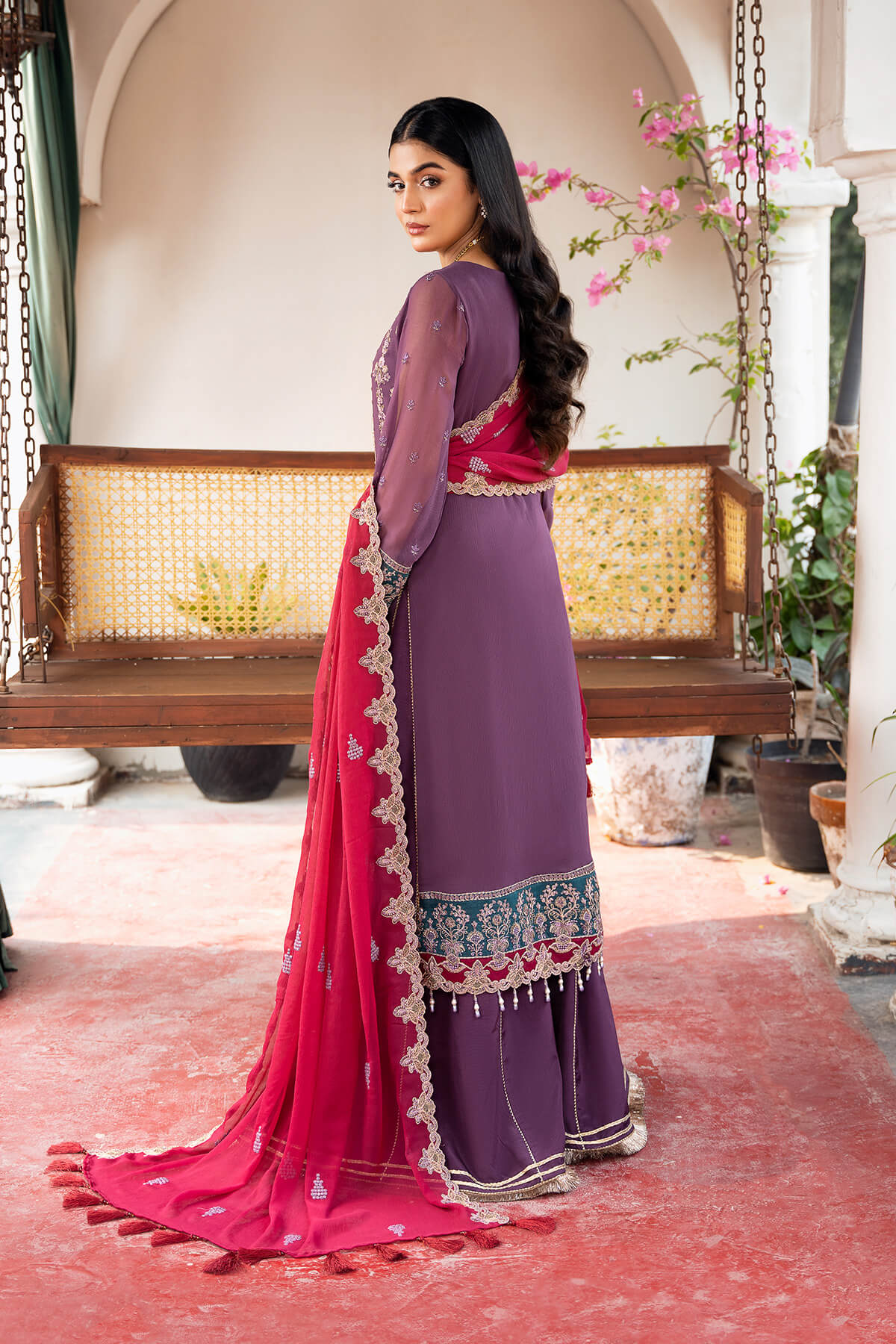 Sitarah By Serene Embroidered Luxury Chiffon Unstitched 3pcs