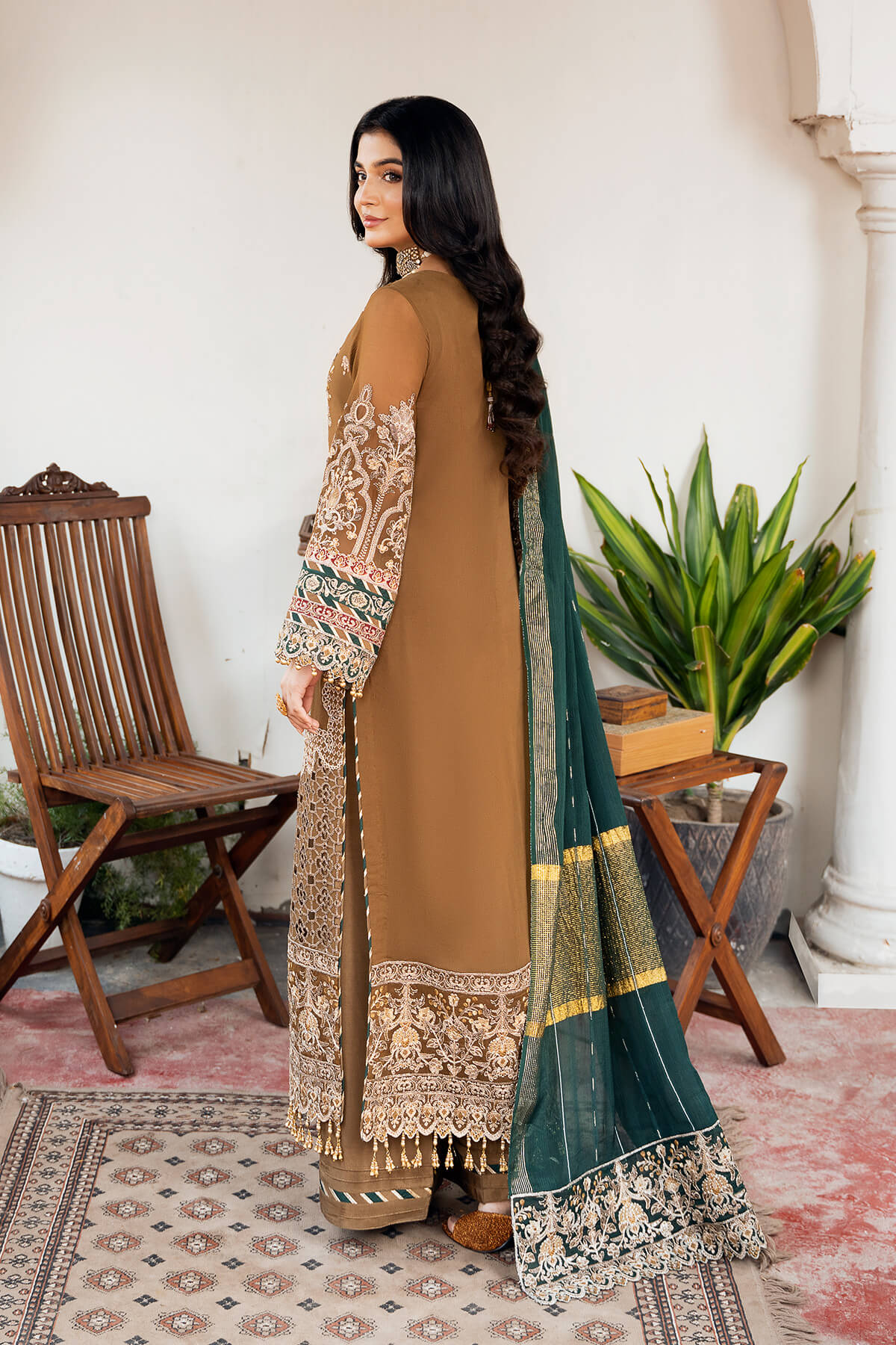Sitarah By Serene Embroidered Luxury Chiffon Unstitched 3pcs