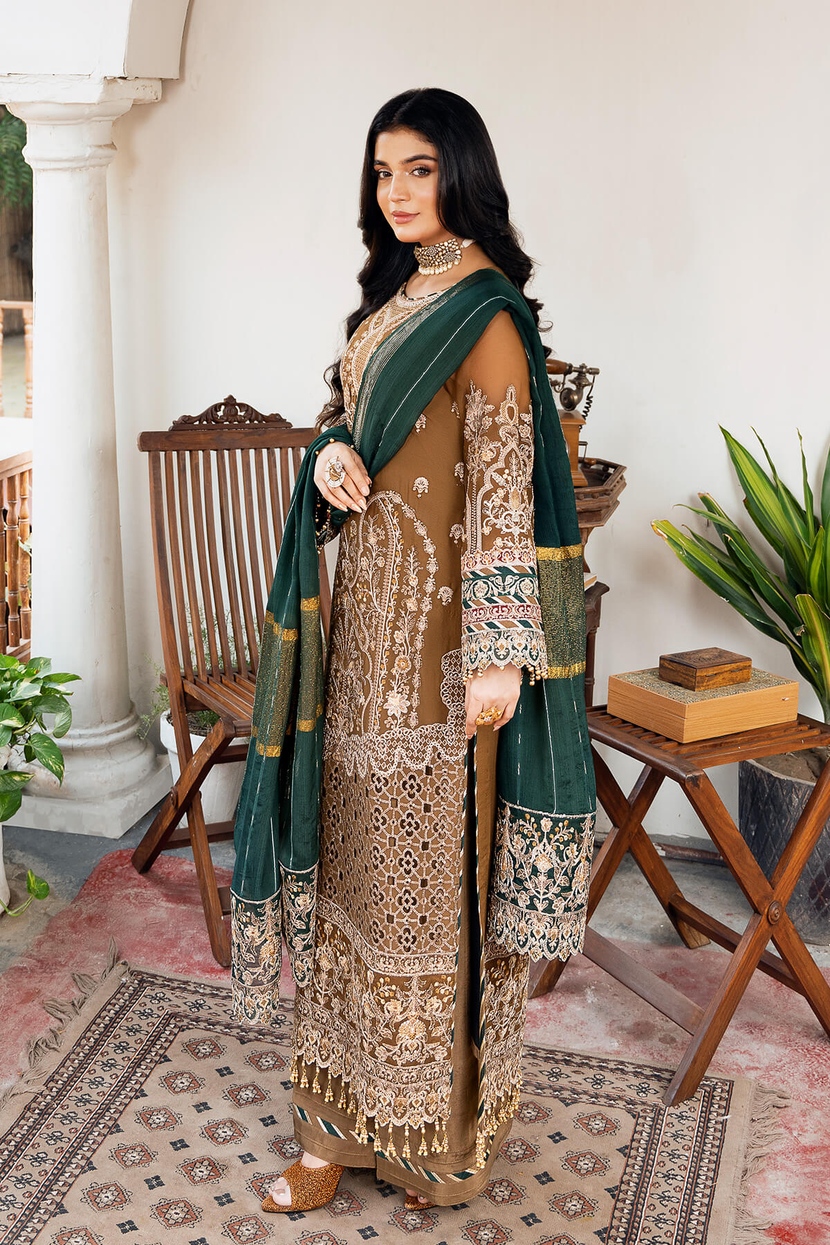 Sitarah By Serene Embroidered Luxury Chiffon Unstitched 3pcs
