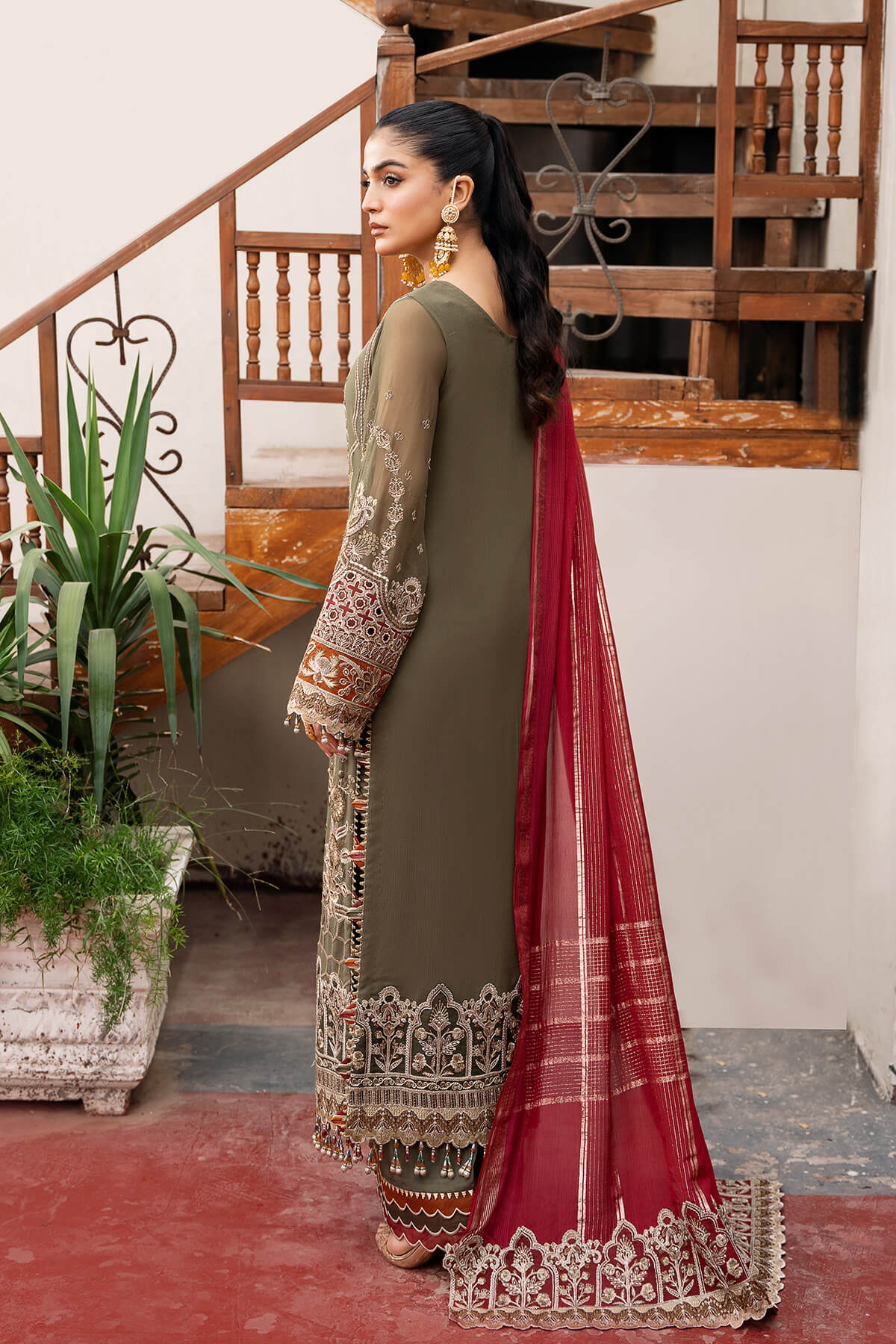 Sitarah By Serene Embroidered Luxury Chiffon Unstitched 3pcs