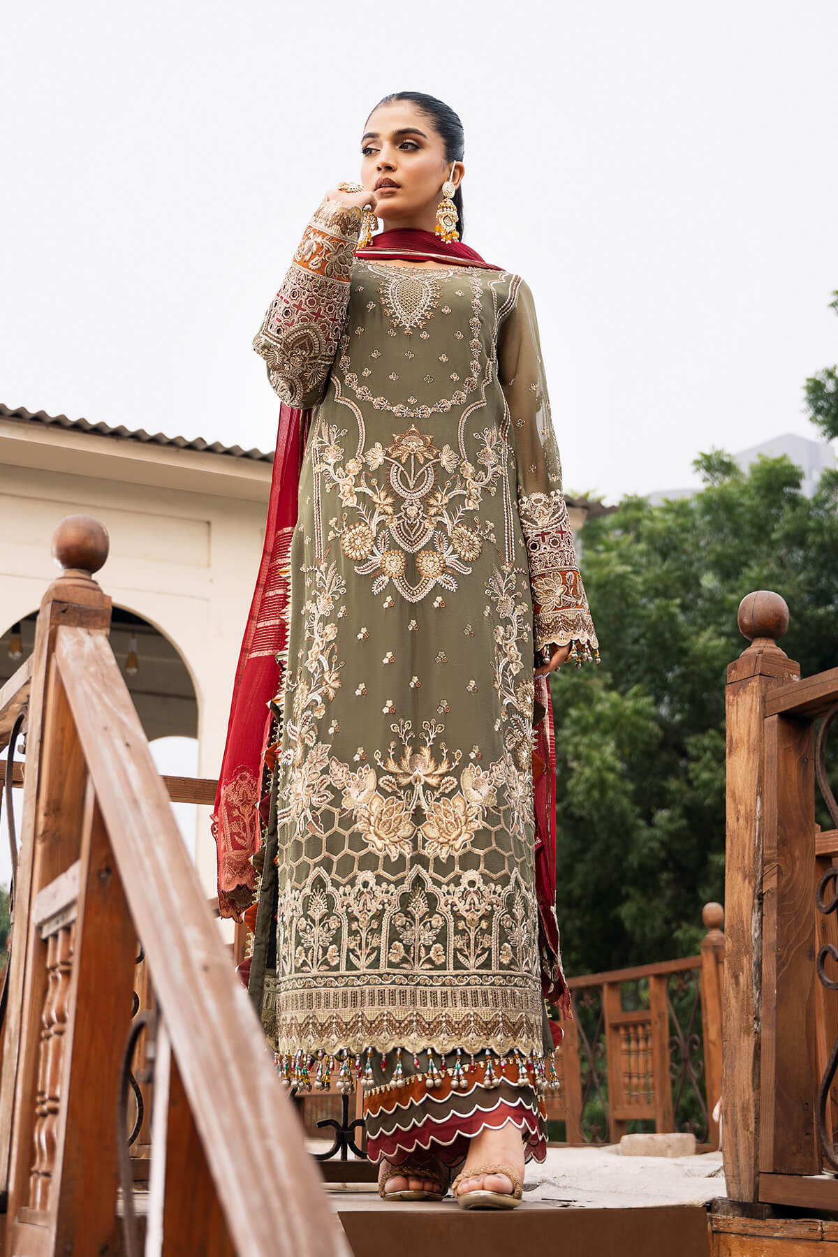 Sitarah By Serene Embroidered Luxury Chiffon Unstitched 3pcs