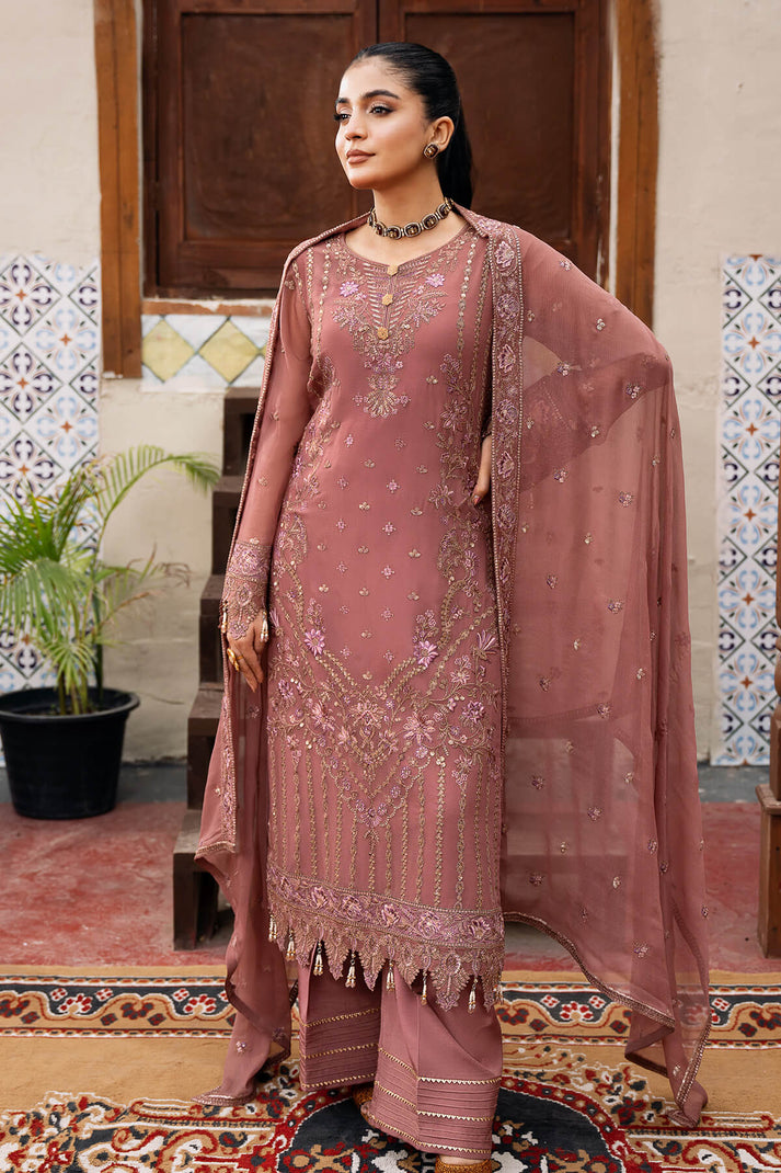 Sitarah By Serene Embroidered Luxury Chiffon Unstitched 3pcs