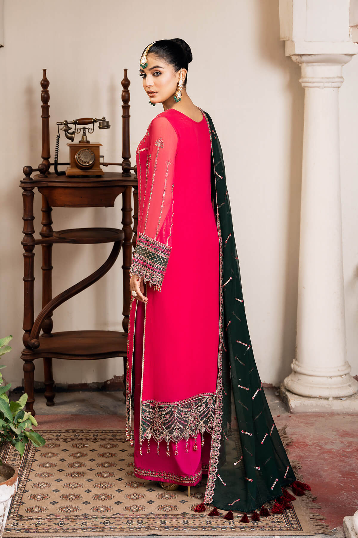 Sitarah By Serene Embroidered Luxury Chiffon Unstitched 3pcs