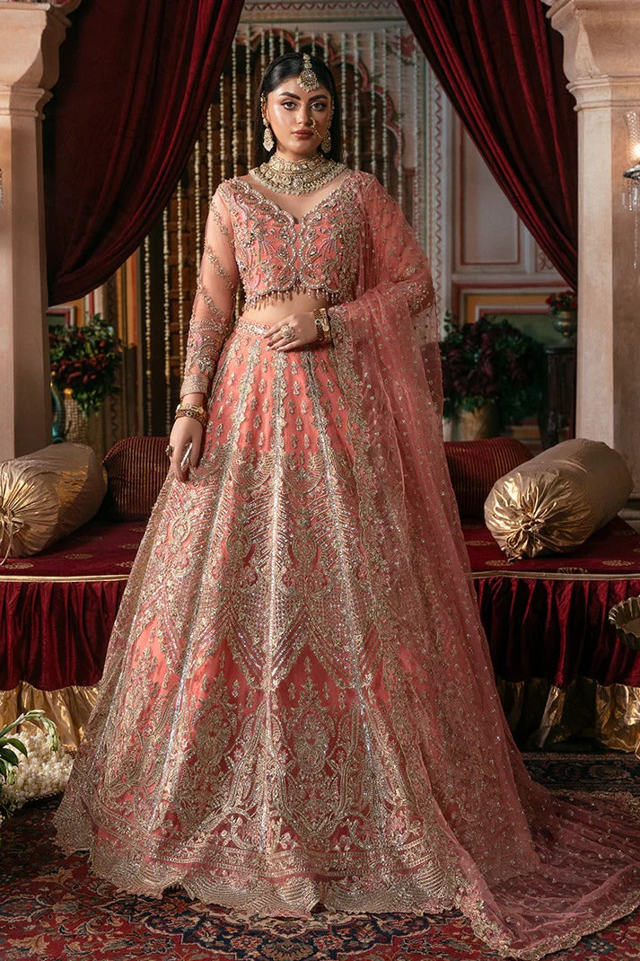 Noor-E-Naaz By Imrozia Embroidered Luxury Net Bridal Collection