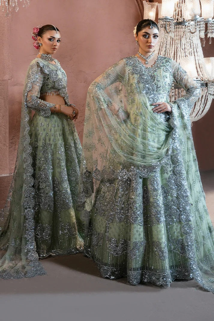 Noor-E-Naaz By Imrozia Embroidered Luxury Net Bridal Collection