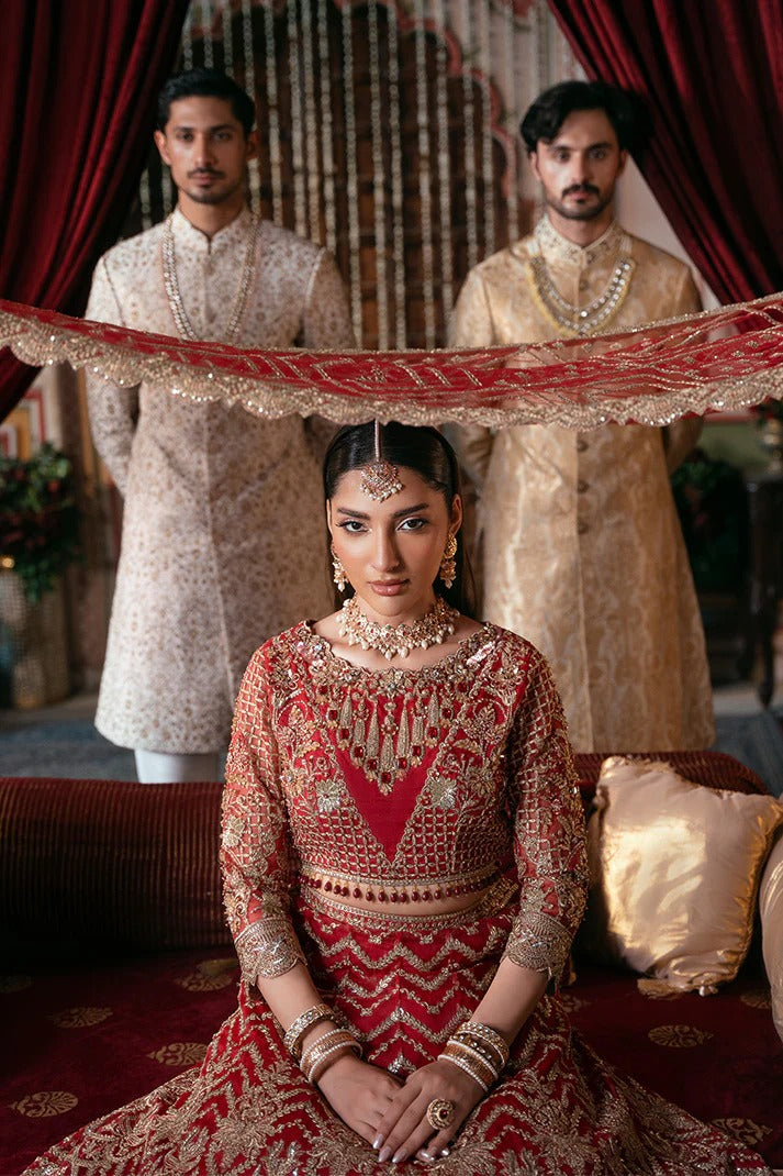 Noor-E-Naaz By Imrozia Embroidered Luxury Net Bridal Collection