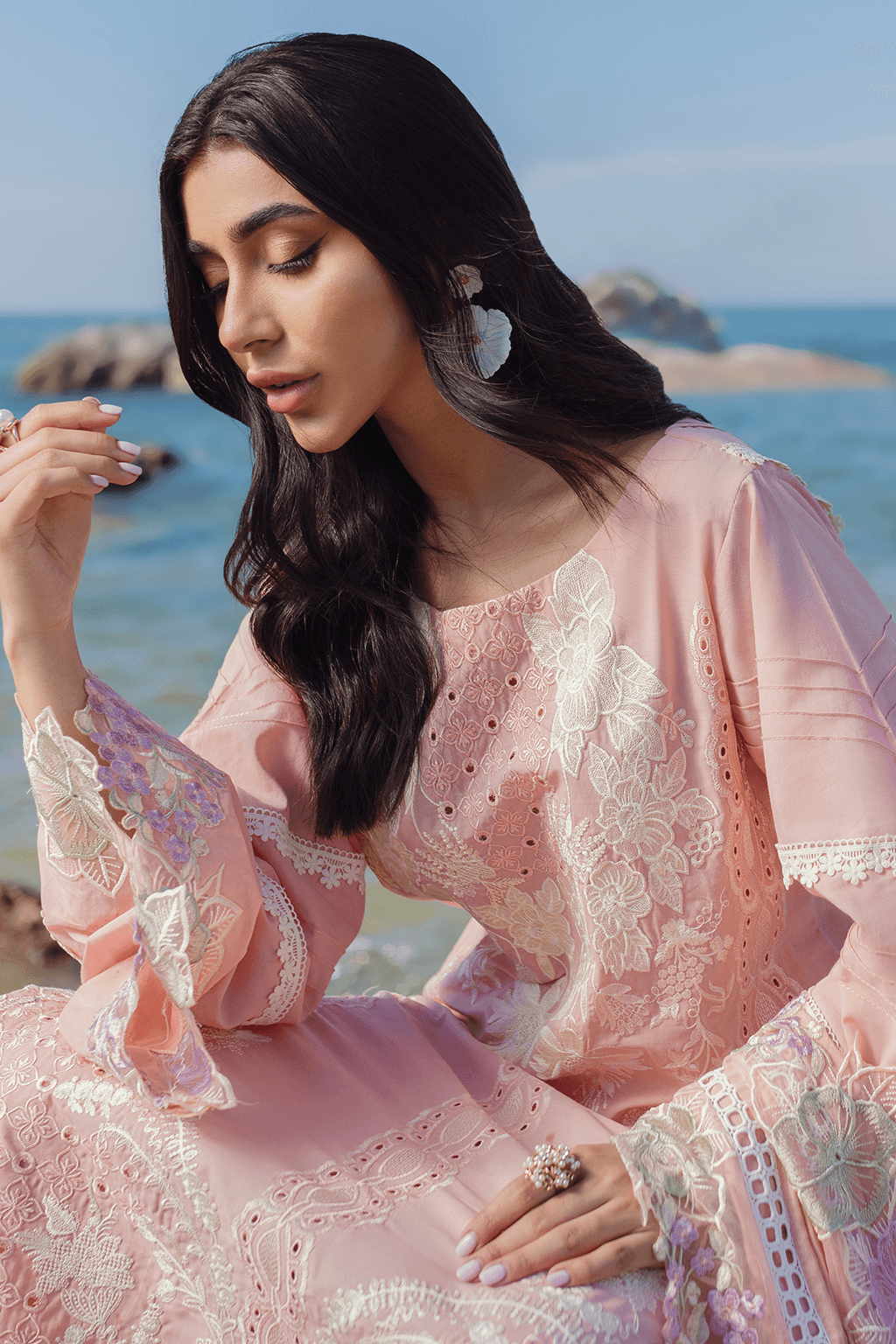 Khwaab By Sidra Fahad Luxury Embroidered 3pcs - Jotey