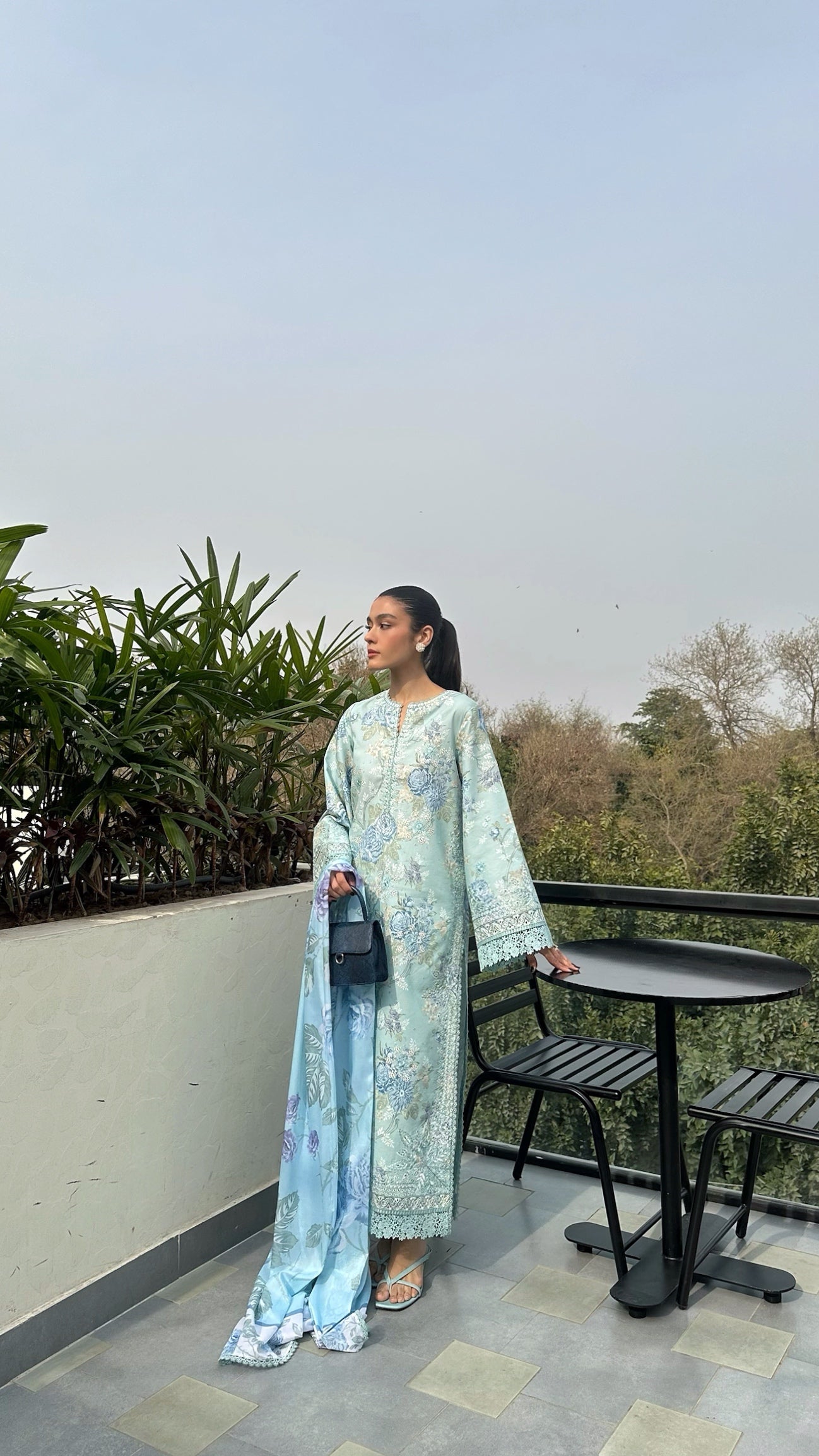 AYZEL The Bare Minimum Embroidered Unstitched Lawn 3pcs