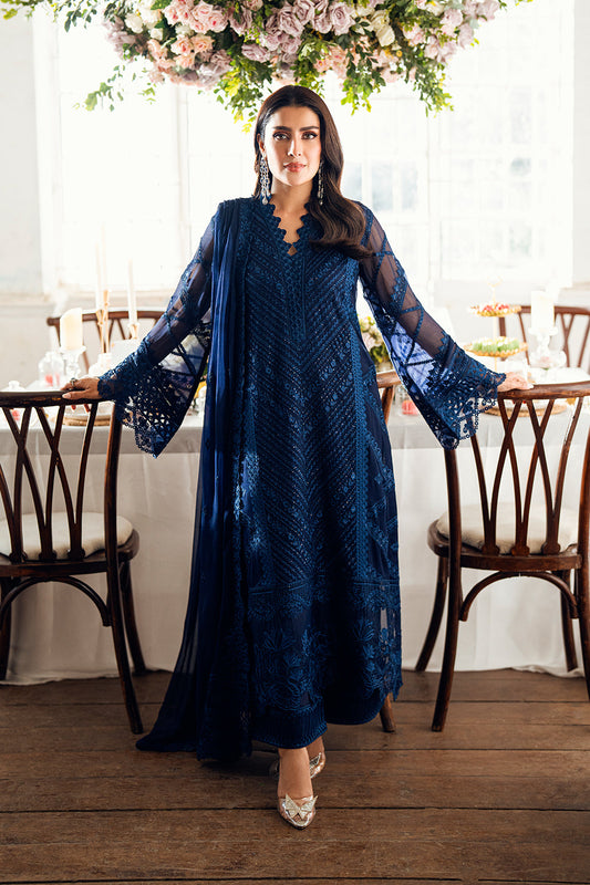 Azure Luxe'25 Embroidered Chiffon Unstitched 3pcs