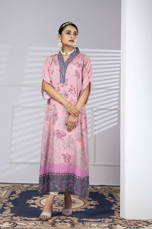 Printed Premium Soft Silk Ready To Ware Kaftan Vol-02