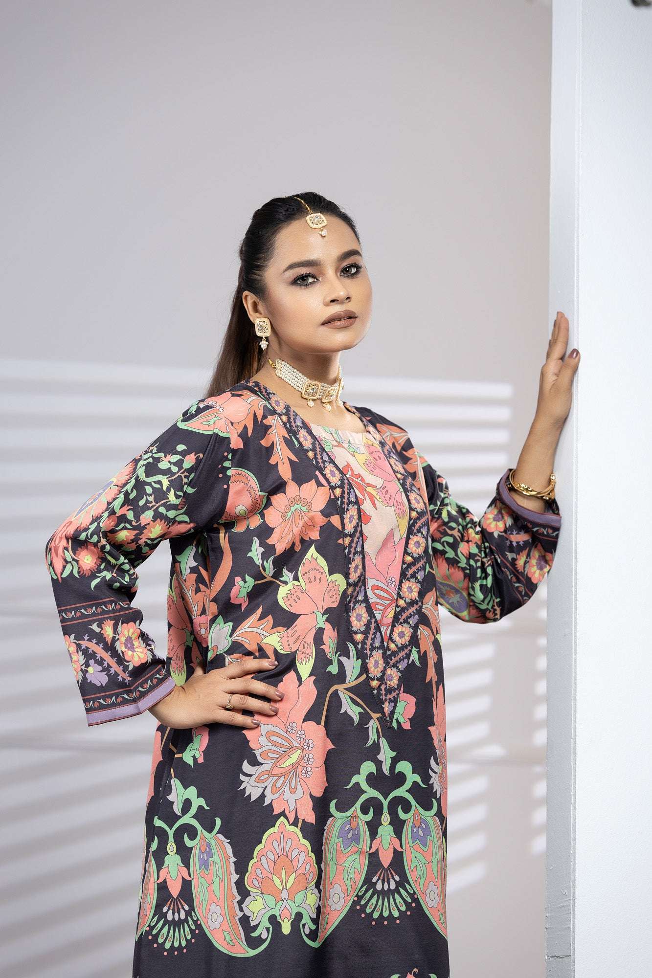 Printed Premium Soft Silk Ready To Ware Kaftan Vol-02