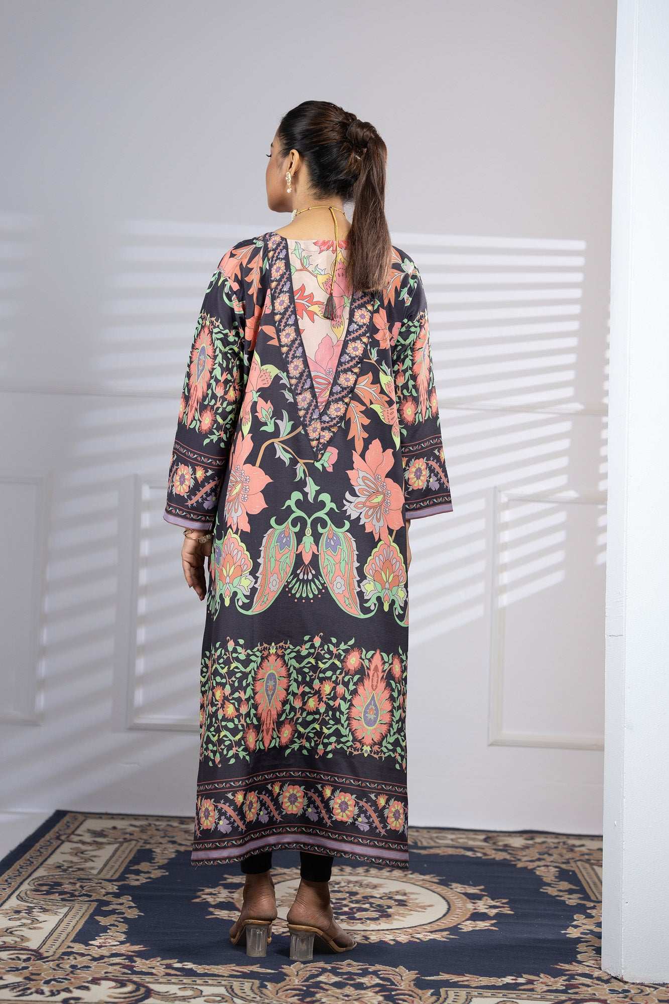 Printed Premium Soft Silk Ready To Ware Kaftan Vol-02