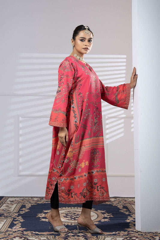 Printed Premium Soft Silk Ready To Ware Kaftan Vol-02