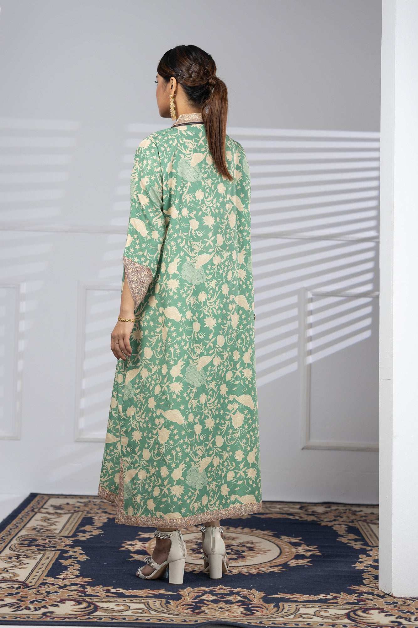 Printed Premium Soft Silk Ready To Ware Kaftan Vol-02