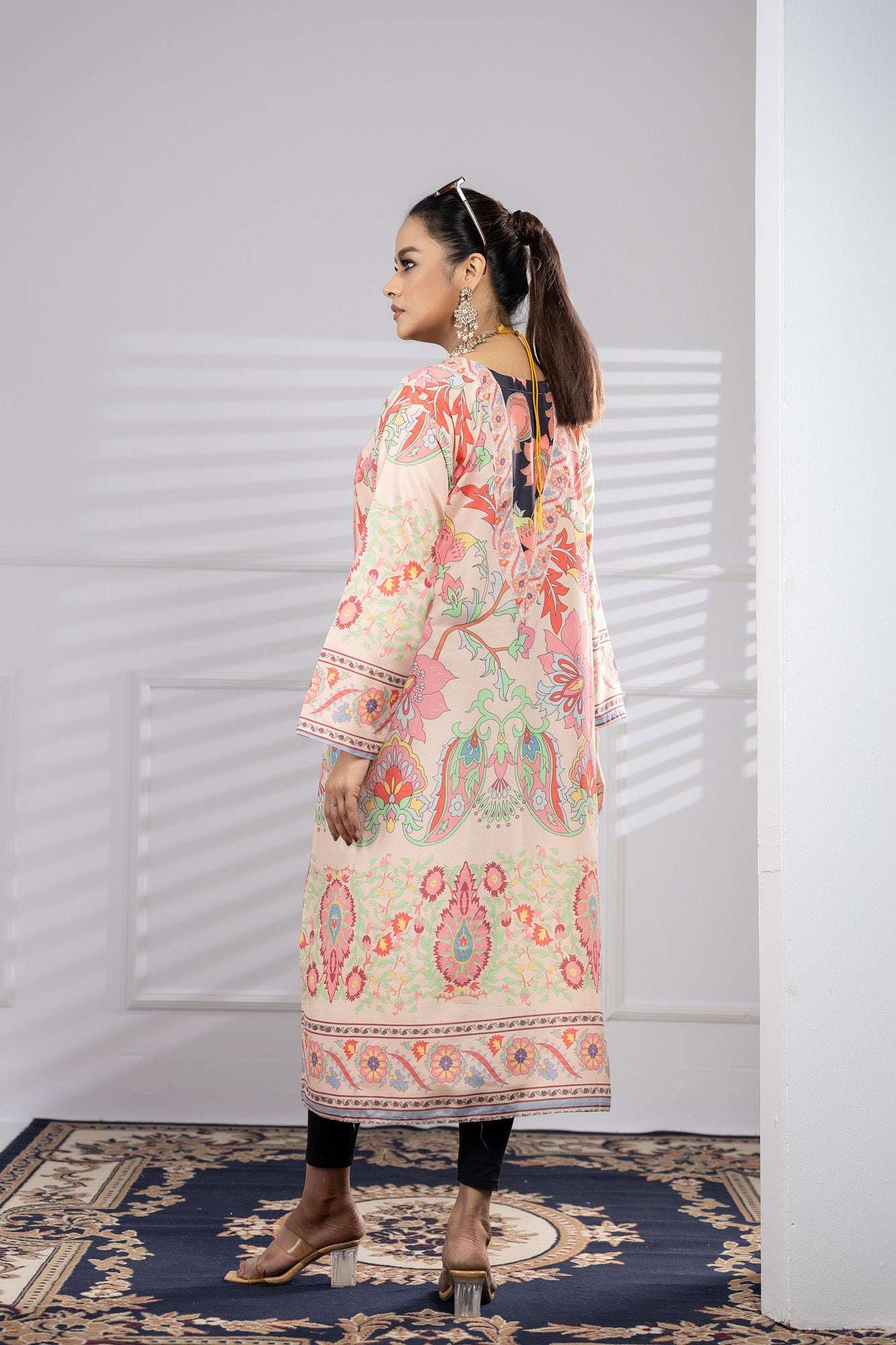 Printed Premium Soft Silk Ready To Ware Kaftan Vol-02