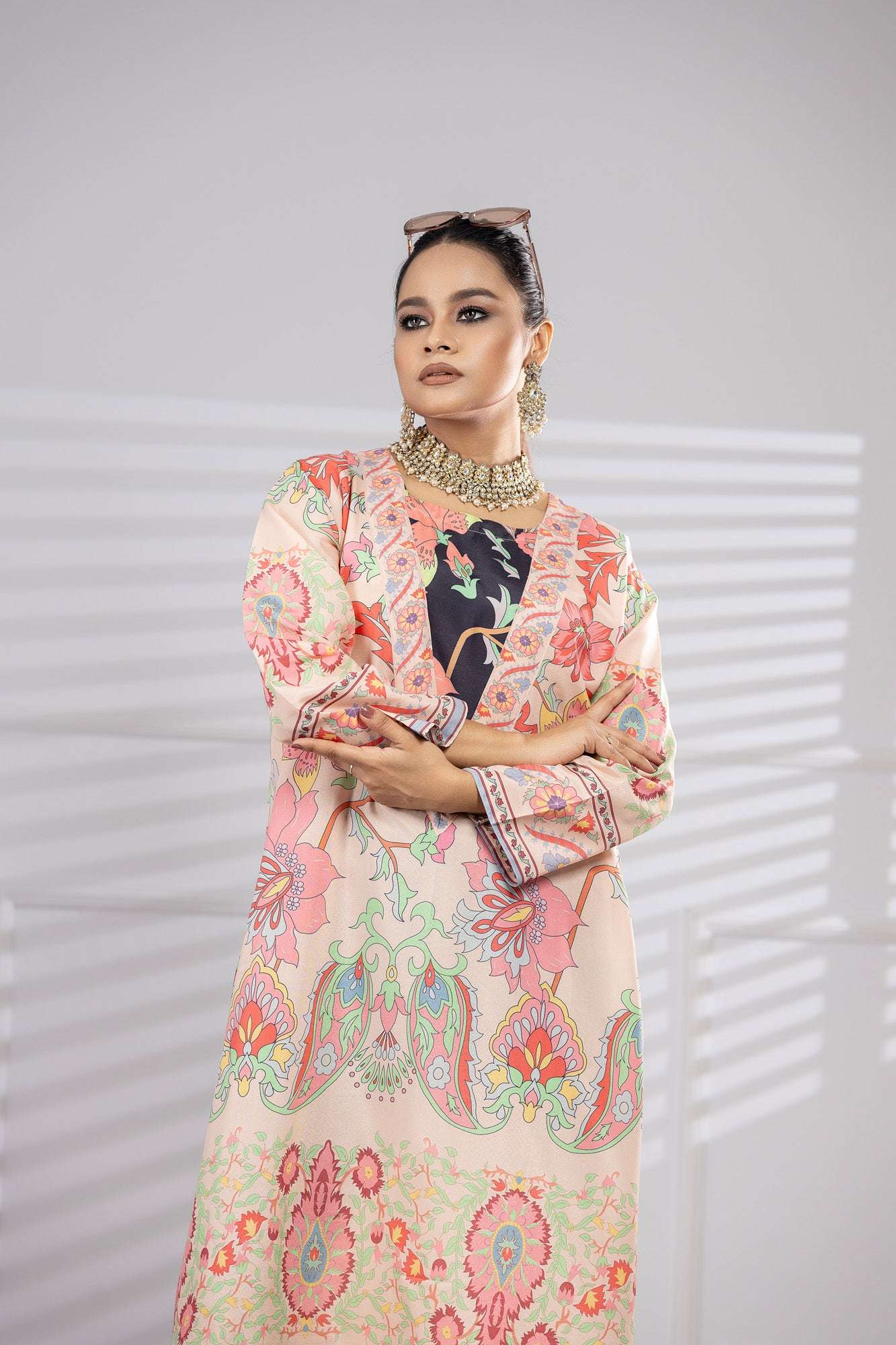 Printed Premium Soft Silk Ready To Ware Kaftan Vol-02