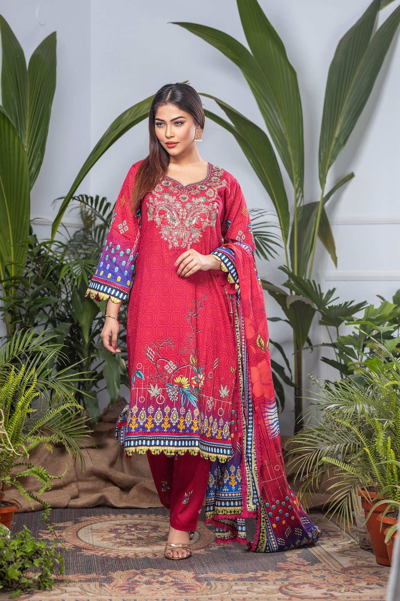 Ellena Vol-01 Ready To Wear Lawn 3pcs