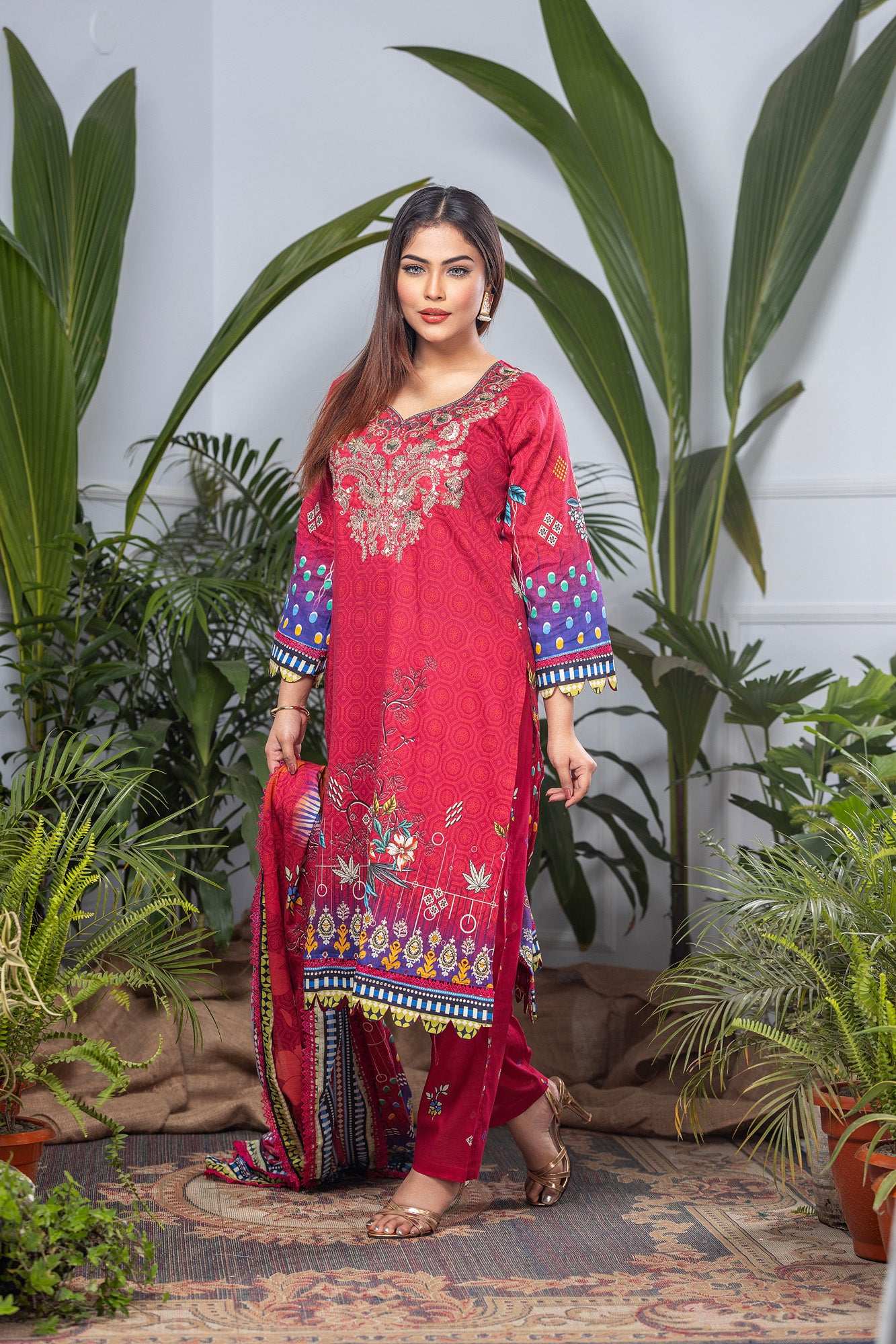 Ellena Vol-01 Ready To Wear Lawn 3pcs