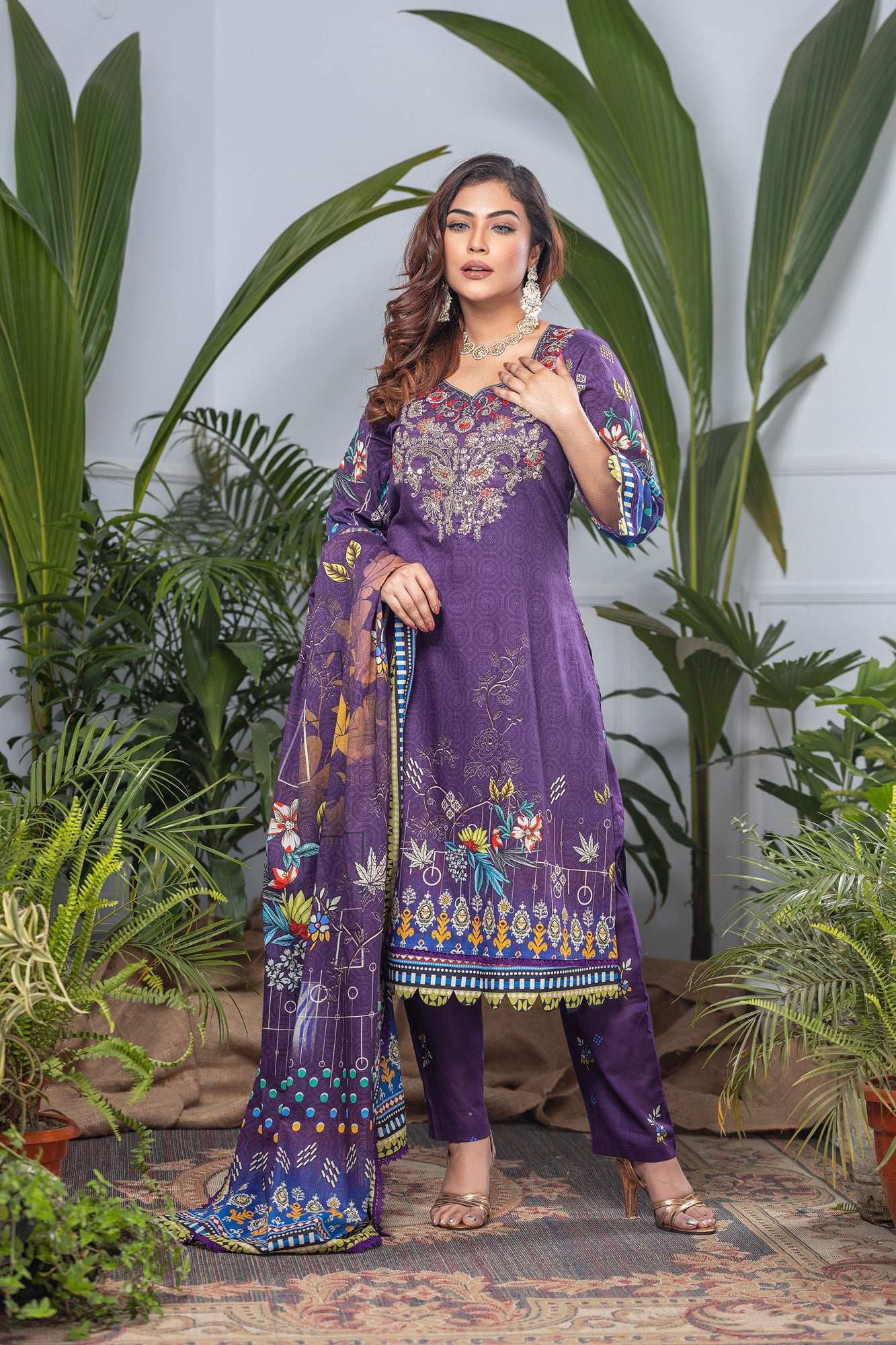 Ellena Vol-01 Ready To Wear Lawn 3pcs