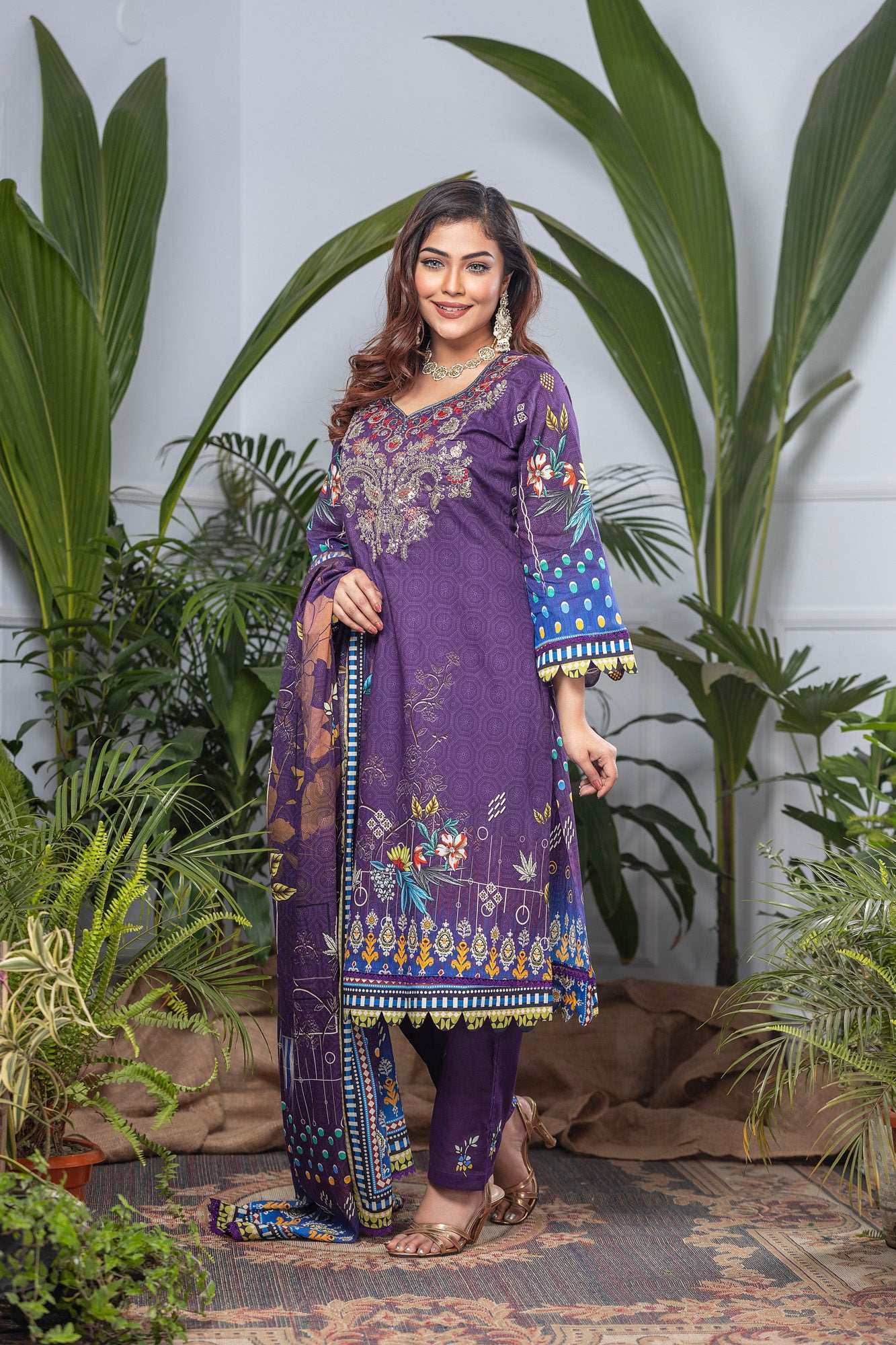Ellena Vol-01 Ready To Wear Lawn 3pcs