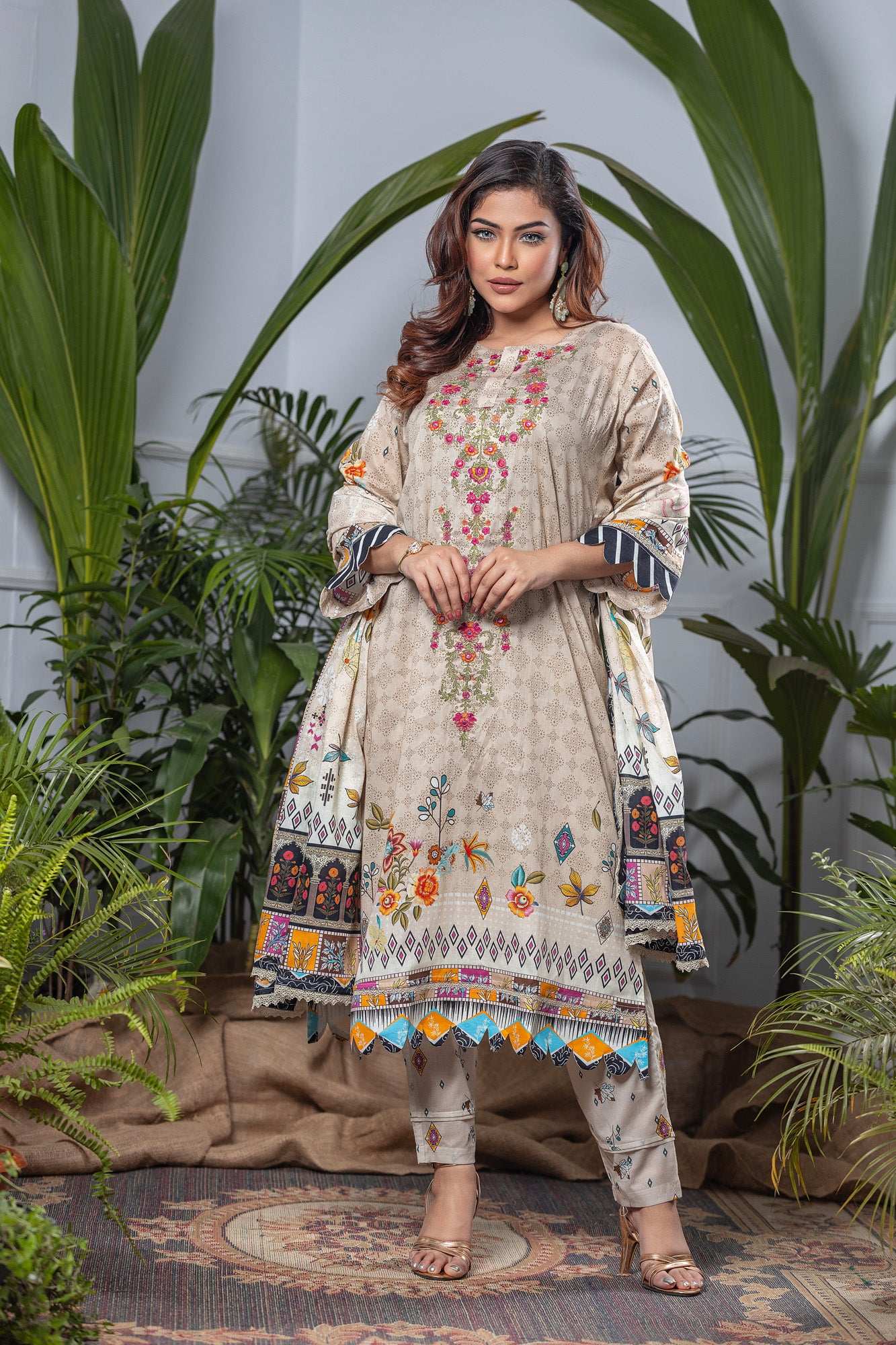 Ellena Vol-01 Ready To Wear Lawn 3pcs