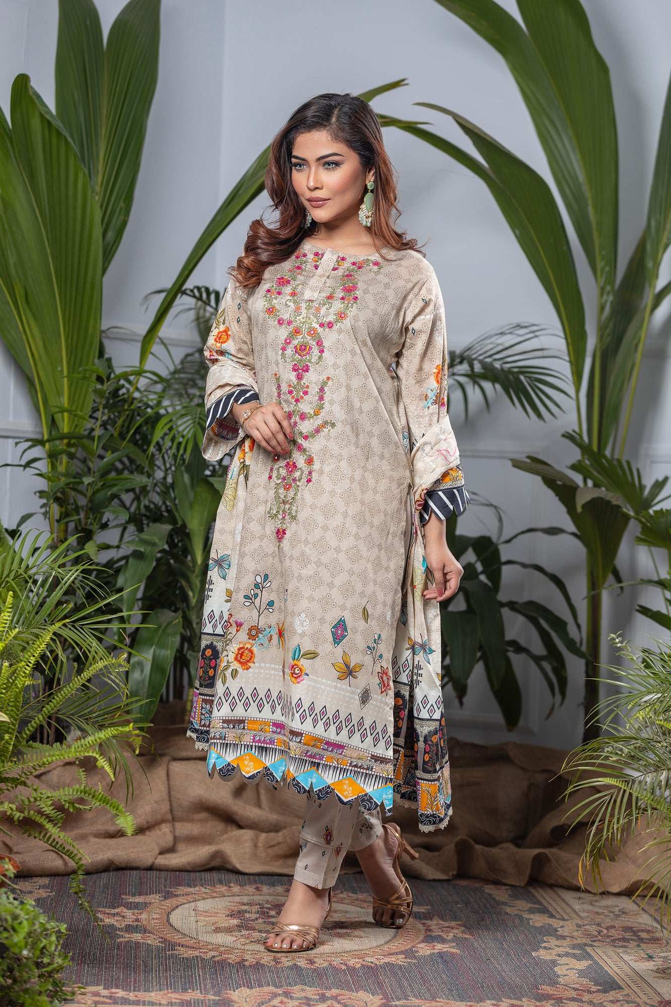Ellena Vol-01 Ready To Wear Lawn 3pcs