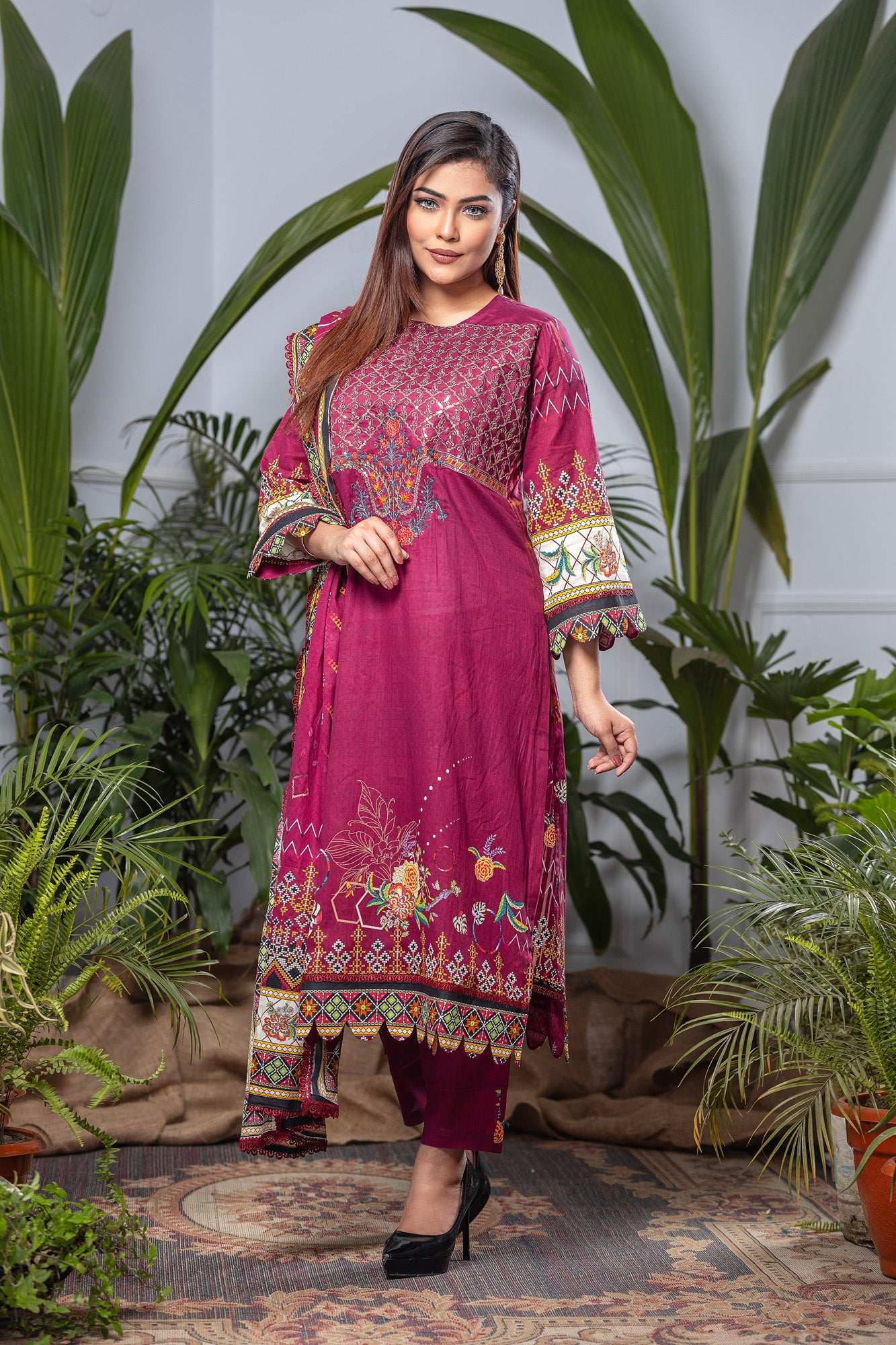 Ellena Vol-01 Ready To Wear Lawn 3pcs