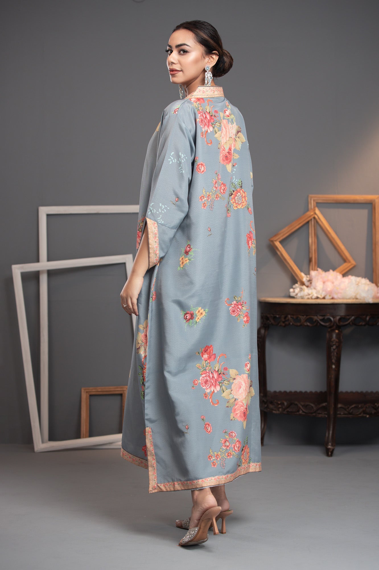 Printed Premium Soft Silk Stitched Kaftan Vol-01