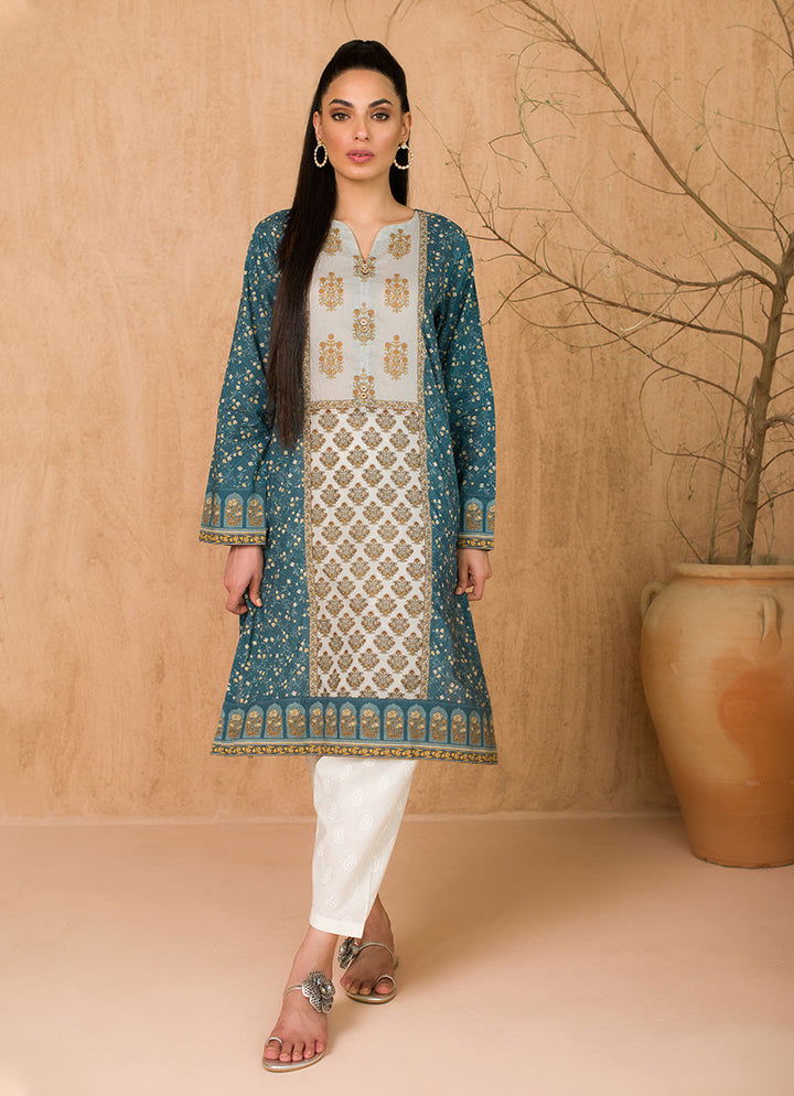Image Digital Printed Stitched Kurti - Jotey