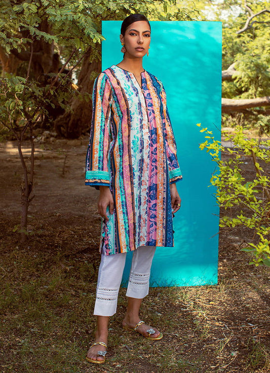 Image Digital Printed Stitched Kurti - Jotey