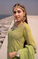 Izhaar Semi Stitched Heavy EMB. Sequence Georgette 3pcs - Nilima