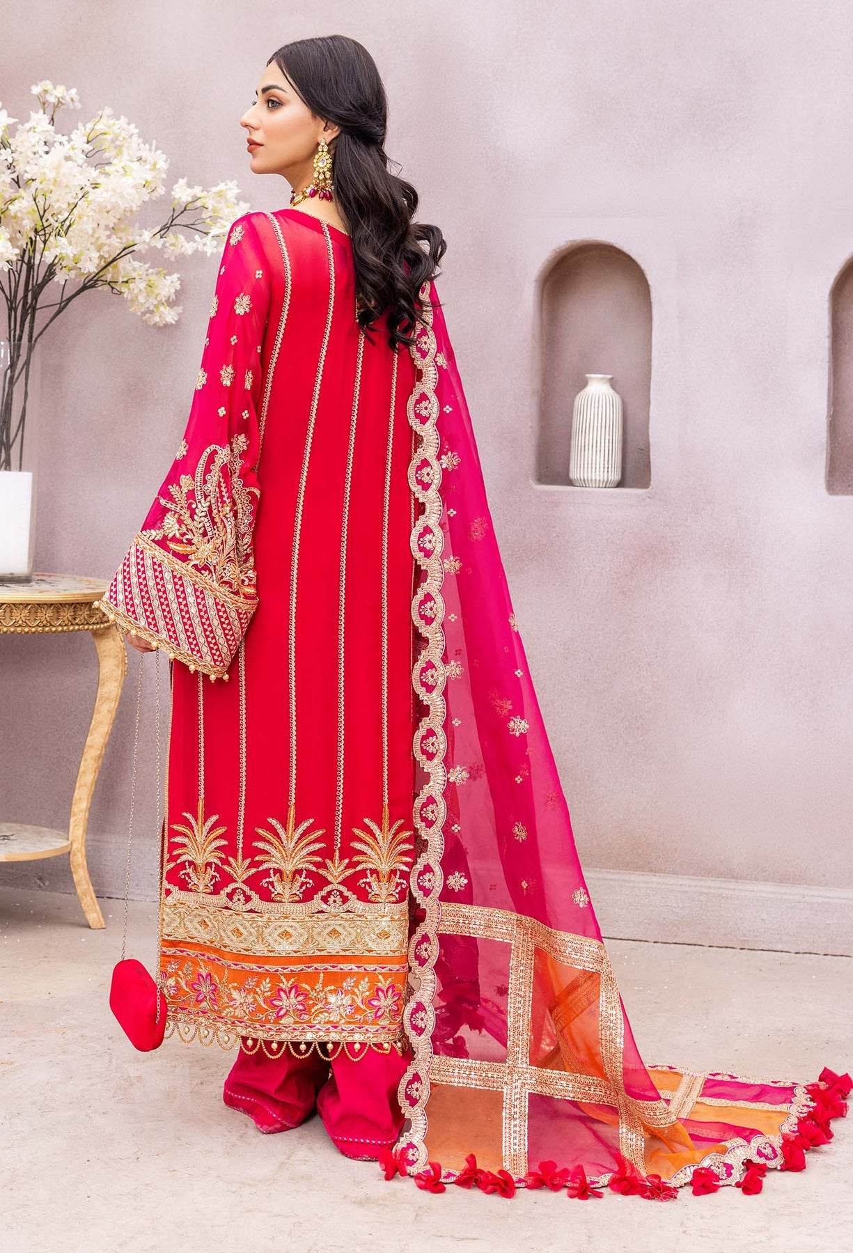 Adans Libas Gul-E-Ishtiaq Exclusive Unstitched Chiffon 3pcs - Jotey