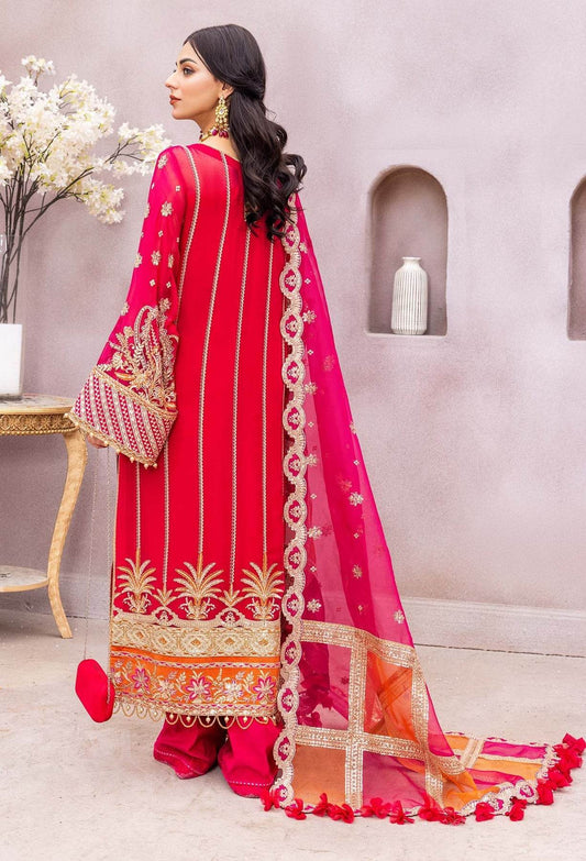Adans Libas Gul-E-Ishtiaq Exclusive Unstitched Chiffon 3pcs - Jotey