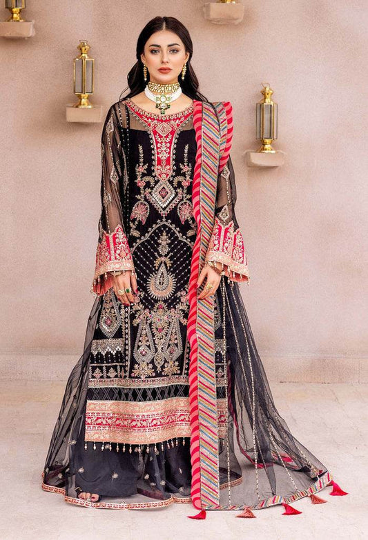 Adans Libas Gul-E-Ishtiaq Exclusive Unstitched Chiffon 3pcs - Jotey