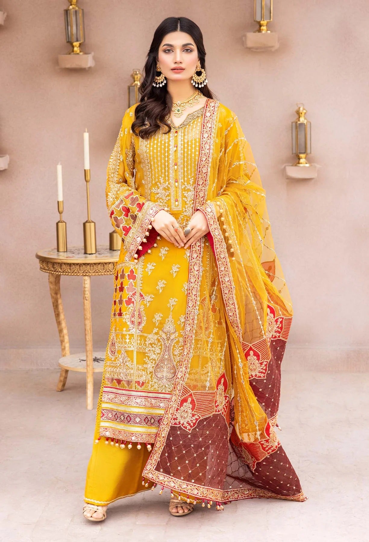 Adans Libas Gul-E-Ishtiaq Exclusive Unstitched Chiffon 3pcs