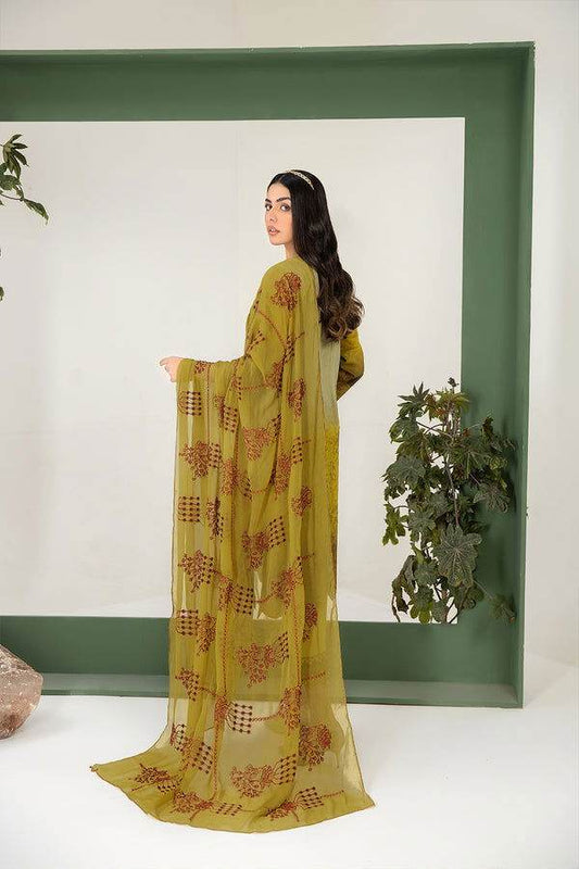 Johra Sumbal Embroidered Lawn 3pcs - Jotey