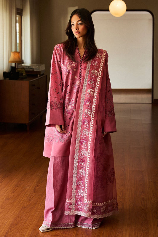 Zara Shahjahan Satori Embroidered Luxury Lawn Unstitched 3pcs