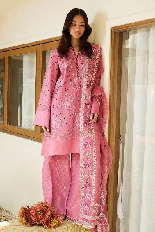 Zara Shahjahan Satori Embroidered Luxury Lawn Unstitched 3pcs