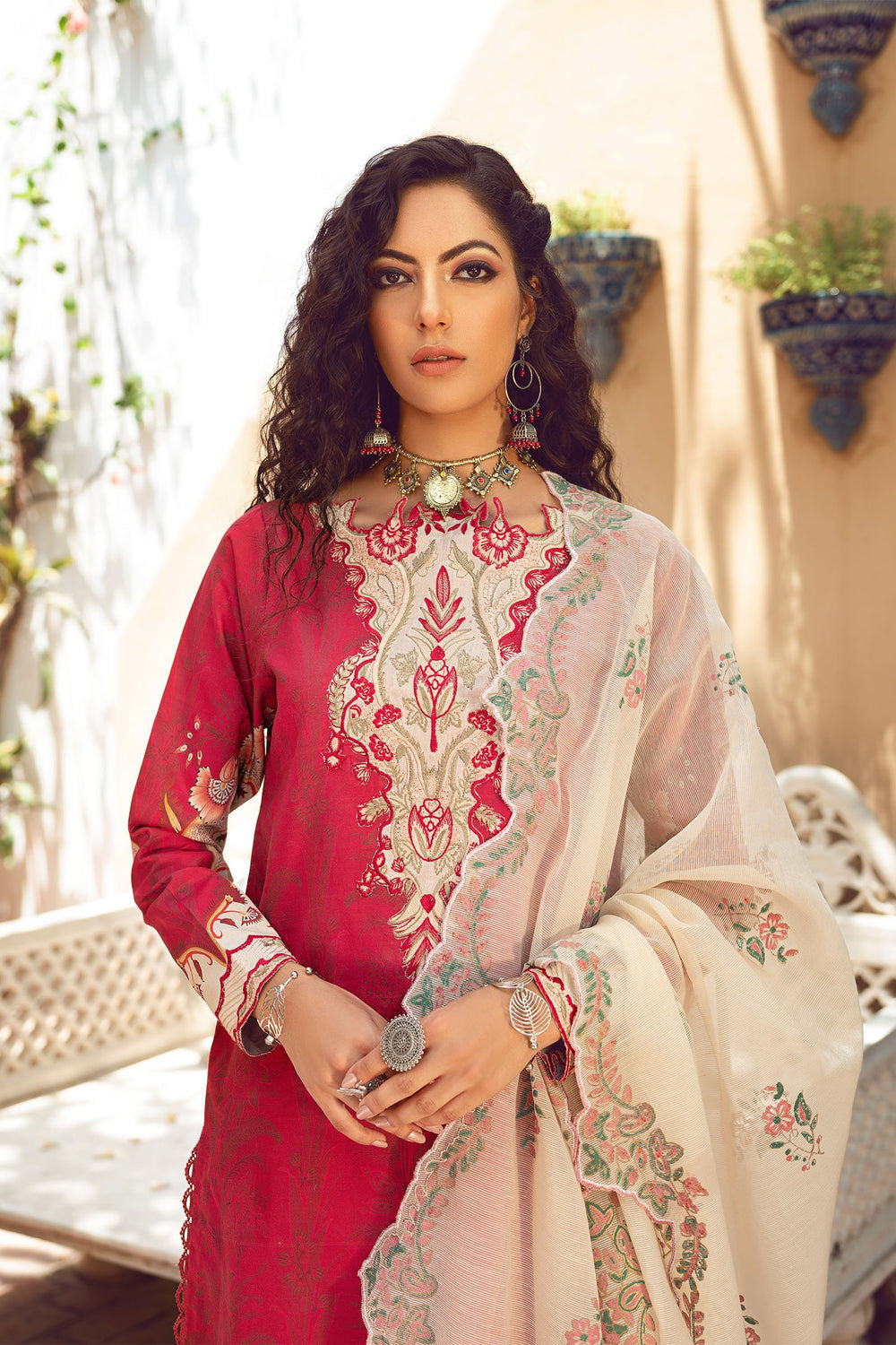 Kinaar Lawn by Sazia Hasan 3pcs - Jotey