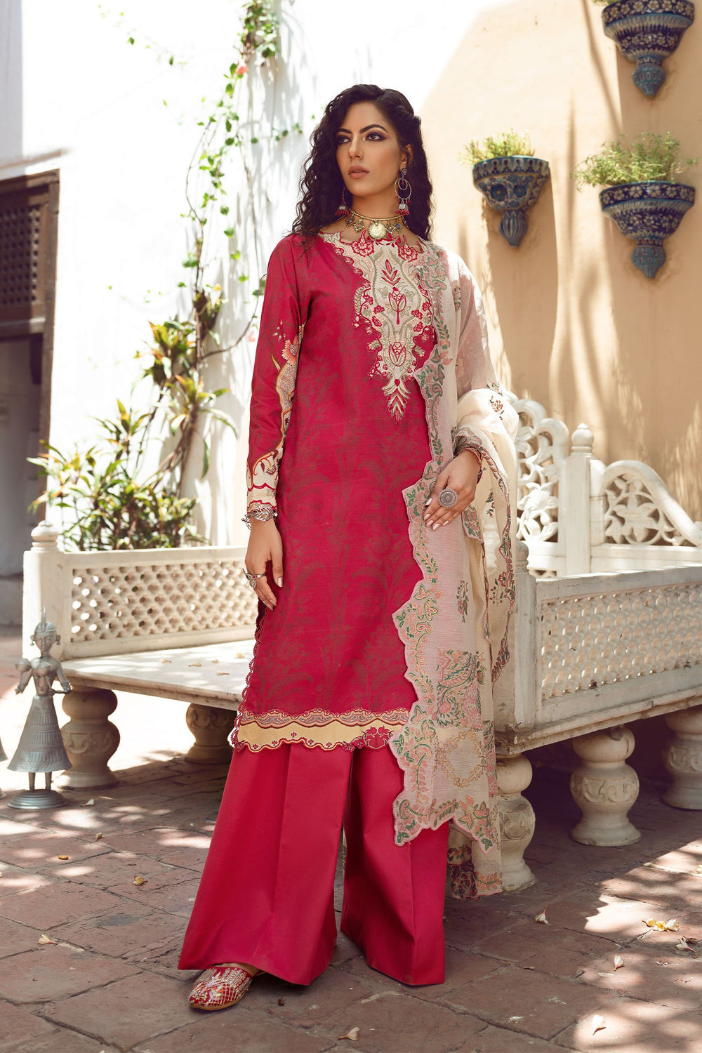 Kinaar Lawn by Sazia Hasan 3pcs - Jotey
