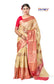 Kora Muslin Weaving Saree Jotey