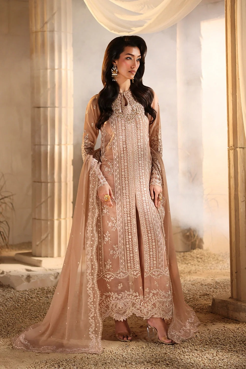 Azure Luxe 2025 Embroidered Chiffon Unstitched 3 Piece