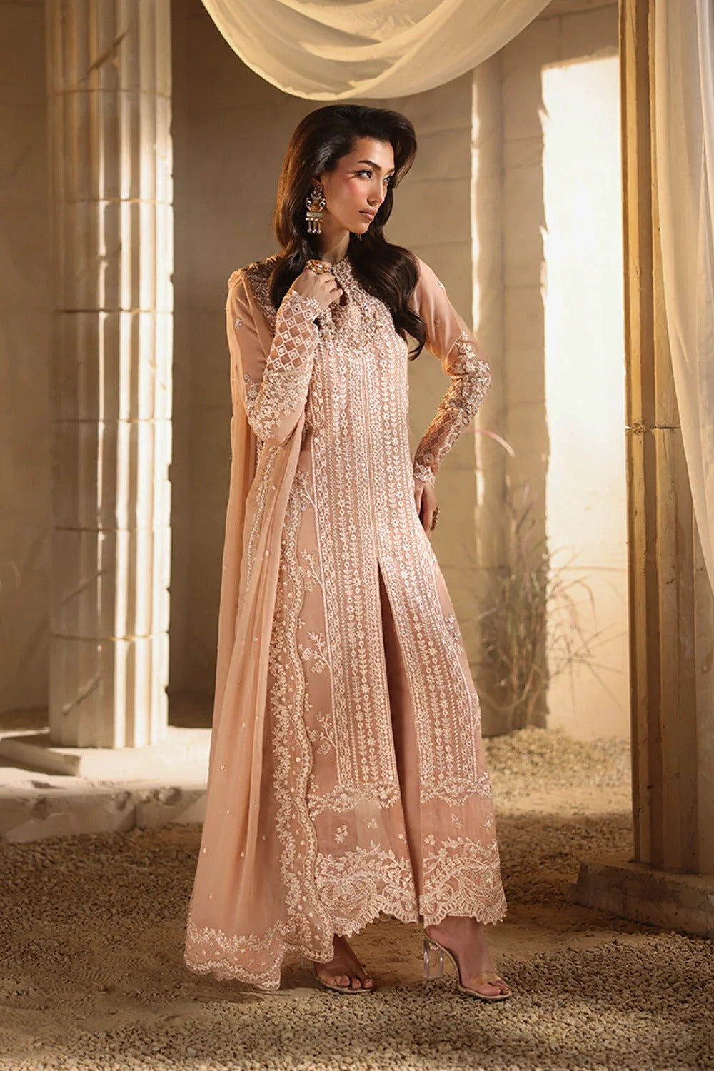 Azure Luxe 2025 Embroidered Chiffon Unstitched 3 Piece