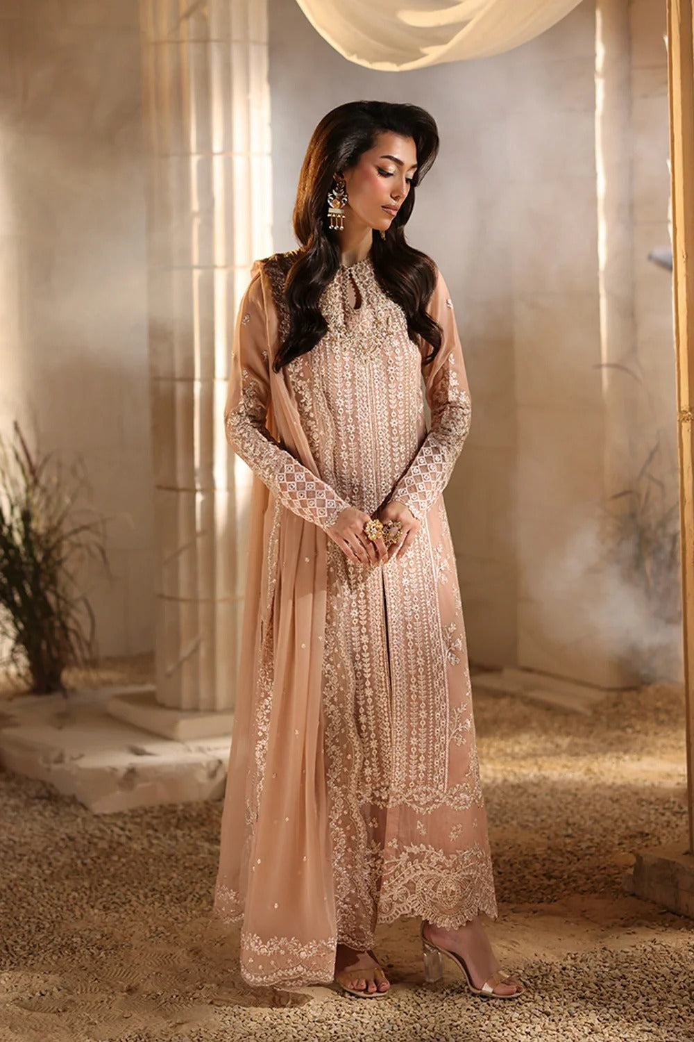 Azure Luxe 2025 Embroidered Chiffon Unstitched 3 Piece