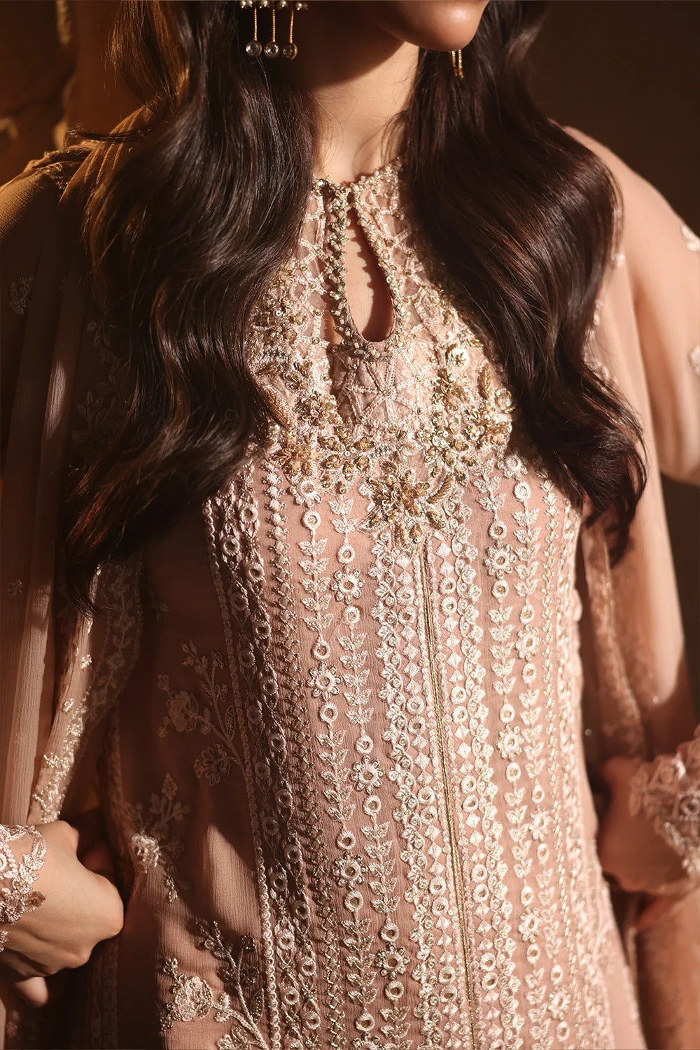 Azure Luxe 2025 Embroidered Chiffon Unstitched 3 Piece