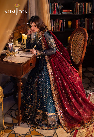 Asim Jofa Chandni Raatein Embroidered Unstitched Chiffon 3pcs