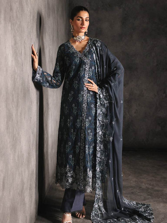 RAJBARI SAGE Formal Unstitched 4pcs - Jotey